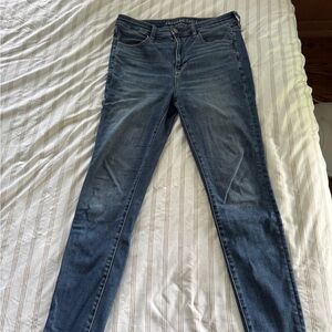 American Eagle Outfitters Blue Hi-Rise Jeggings